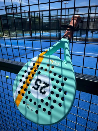 Vista 3 de Pala de pádel Mónaco Carbon Soft - Mint PALA, pala Lite con fibra de carbono, ideal para principiantes
