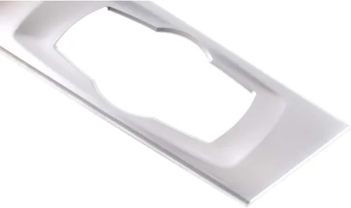 Vista 8 de YIWANG ABS cromo interior de la cabeza de la luz de la cabeza del interruptor de la cubierta del botón de ajuste para BMW Serie 3 E90 2005-2012