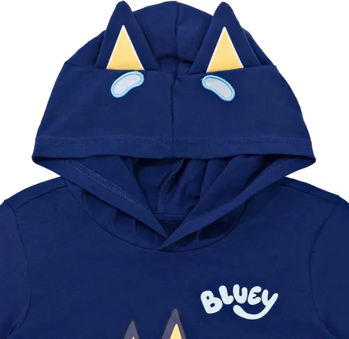 Vista 5 de Bluey Conjunto de camiseta y pantalones cortos de malla para cosplay de Bingo para niños pequeños