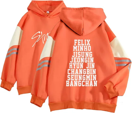 Vista 14 de JUNG KOOK SKZ Hoodie Felix Hyunjin Bangchan New Album Star Concert Sweater Support Sweatshirt Shirt Skz Merch for Women