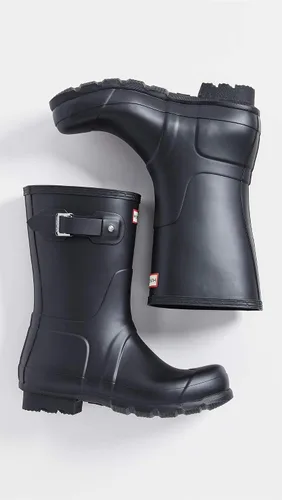 Vista 3 de Hunter Botas de lluvia cortas originales para hombre Negro