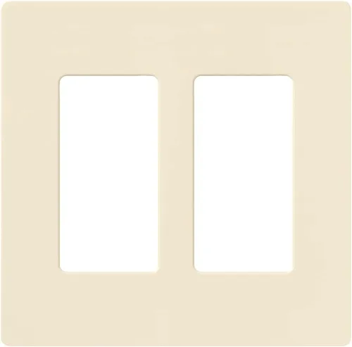 Vista 20 de Lutron Claro - Placa de cubierta para interruptor de luz, placa de pared de 2 posiciones, para interruptores de luz decorativos, cubierta