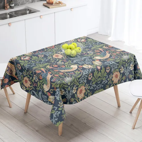 Vista 62 de Mantel azteca suroeste, diseño étnico tribal geométrico, estilo vintage, bohemio, elegante, lavable, para comedor, cocina, granja, fiesta