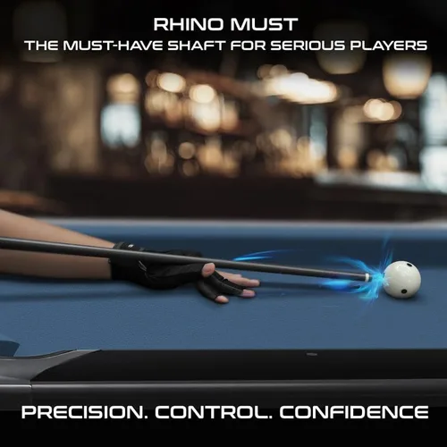Vista 7 de RHINO Must Pro Carbon Fiber Pool Cue Single Shaft