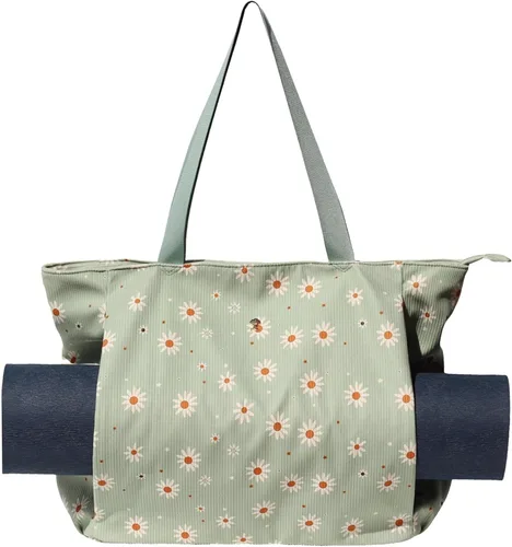 Vista 10 de Bolsa para esterilla de yoga ESVAN, bolsa de mano para yoga, bandolera para esterilla de yoga, bolsa de transporte para oficina, yoga, pilates