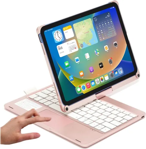 Vista 9 de Funda de teclado giratoria para iPad Pro de 11 pulgadas (M5/M4) con panel Negro