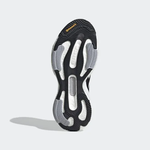 Vista 4 de adidas Tenis Solarglide 5 para mujer, Núcleo NegroGris SeisCarbono