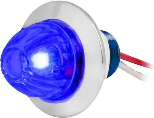 Vista 7 de GG Grand General 75390 Mini empuje/tornillo sandía ámbar/ámbar luz LED con tuerca 1 pulgada