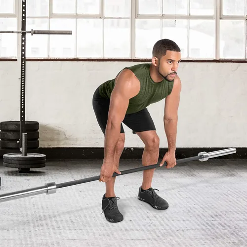 Vista 9 de Cap Barbell Barra olímpica Pro Series de 7 pies Opciones de barra olímpica y de potencia