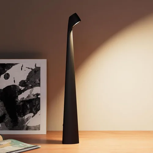 Vista 9 de Lámpara de mesa LED portátil de 3 niveles de brillo, batería recargable de hasta 48 horas de uso, luz nocturna para guardería de niños, lámpara
