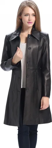 Vista 6 de BGSD Abrigo para caminar de piel de cordero ámbar para mujer (regular, talla grande y pequeña), Ambar