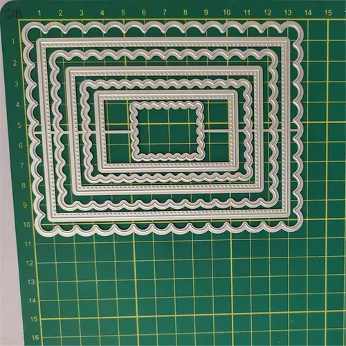 Vista 6 de Troqueles de corte de metal, plantilla de grabado en relieve, para álbumes de recortes, molde para hacer tarjetas, álbum de fotos, manualidades