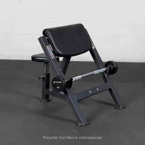 Vista 3 de Titan Fitness Barbells & Fitness Barbells rectos de goma fijas