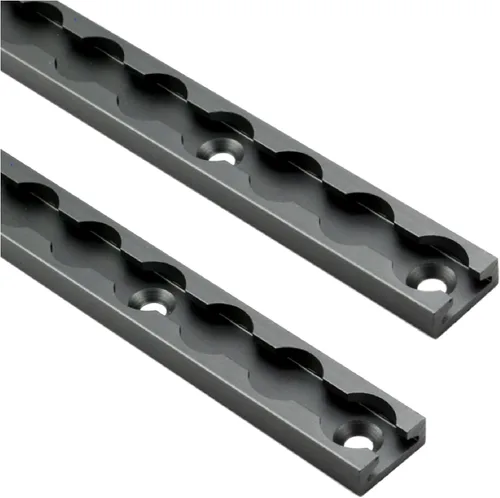 Vista 9 de VanEssential 6" Venture Track T-6 Aluminio L-Track Negra Anodizada (Perfil Rectangular) - Paquete de 2
