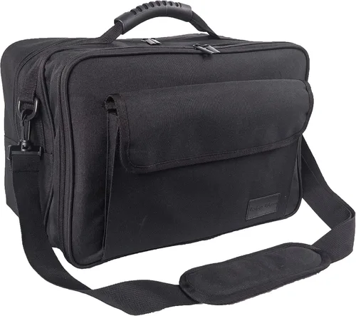 Vista 2 de Bolsa de herramientas de peluquería para peluquería de gran capacidad, equipo de pelo de poliéster, organizador de hombro, kit de aseo