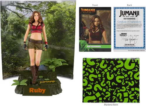 Vista 3 de McFarlane Toys - Figura posada de Ruby Roundhouse (Jumanji) de Movie Maniacs de 6 pulgadas