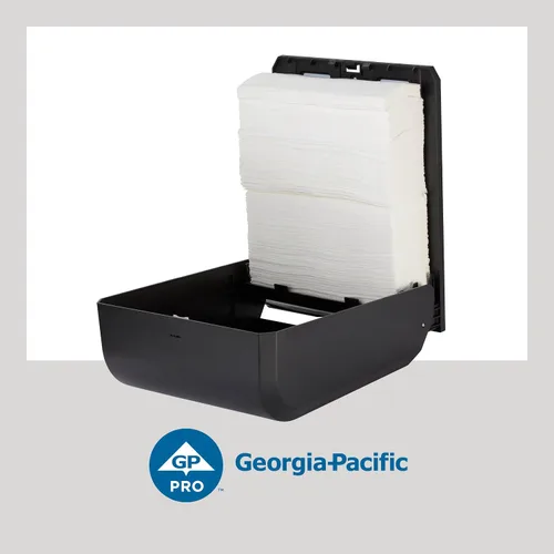 Vista 3 de GP Georgia-Pacific Professional Series Premium Toallas de Papel Multidobladas de 2 Capas por GP PRO, Blanco, 2344214, 150 Toallas Por Paquete, 16