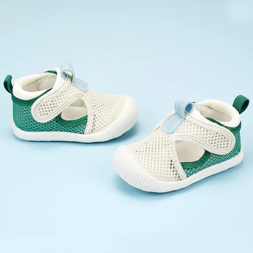 Vista 3 de Zapatos para bebé niño y niña, ligeros, transpirables, de malla, zapatos de agua para playa, antideslizantes, para primeros pasos, 6, 9, 12, 18, 24