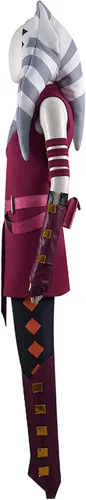 Vista 2 de Disfraz de Tano para adultos, disfraz de Anakin, trajes de Halloween Jedi para mujer