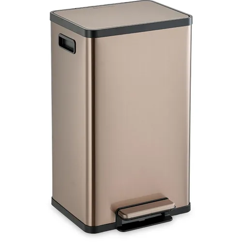 Vista 13 de SIMPLI-Magic Bote de basura de acero inoxidable de 6L/1.6G con pedal manos libres, tapa silenciosa de cierre suave, tamaño compacto que ahorra