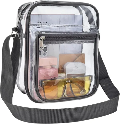 Vista 44 de USPECLARE Clear Bag for Stadium Events Clear Messenger Bag for Men and Women