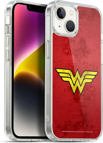 Vista 113 de Head Case Designs Funda de gel suave con licencia oficial de Wonder Woman DC Comics Classic Logos compatible con Apple iPhone 7 Plus/iPhone 8 Plus