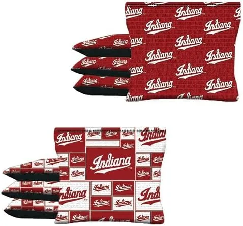 Vista 15 de Cornhole BEANBAGS Made w Oklahoma Sooners OU Fabric Set of 8 ACA Regulation Game Toss Bags