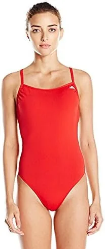 Vista 2 de adidas Traje de baño de una pieza con espalda en C para mujer