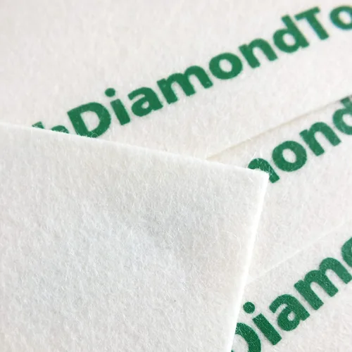 Vista 2 de Un juego de 5 paños de lana para pulir o pulir con pastas de diamante TechDiamonTools