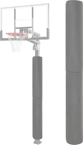 Vista 8 de Almohadilla para Poste de Baloncesto, Almohadillas de Seguridad Resistentes para Protección del Jugador, 72" de Alto, Acolchado Protector Resistente