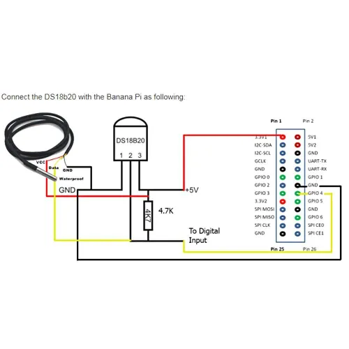 Vista 5 de HiLetgo 5 piezas de sensor de temperatura DS18B20, sonda de temperatura de acero inoxidable, impermeable, paquete de 1 m (paquete de 2)