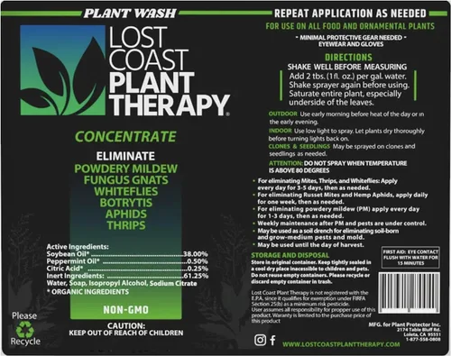 Vista 2 de Plant Therapy Lost Coast Concentrado orgánico natural para protección de plantas, 12 onzas