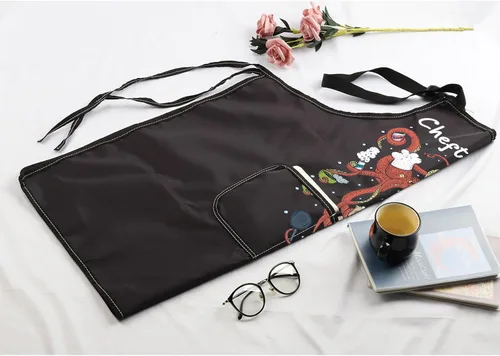 Vista 7 de MBMSO Delantal de cocina de pulpo, divertido pulpo, regalos de cocina, regalo de chef, delantal de humor para amantes del pulpo, regalo de barbacoa