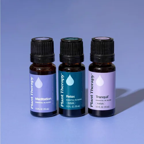 Vista 7 de Plant Therapy Set de mezcla de aceites esenciales de relajación 100% puro, sin diluir, aromaterapia calmante, alivio del estrés, sueño reparador