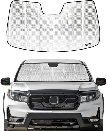 Vista 7 de Pigenius Parasol para parabrisas Honda Pilot 2016-2021, Ridgeline 2017-2021. Sin cámara de detección - Salvaguardia