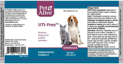 Vista 9 de PetAlive Gránulos libres de UTI Tratamiento natural de infecciones urinarias, reduce el goteo y los accidentes, la incontinencia, alivia