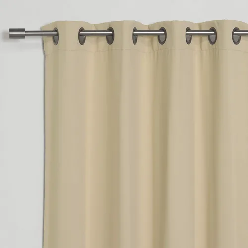 Vista 2 de Best Home Fashion Cortinas opacas aisladas térmicamente - Parte superior del ojal de bronce antiguo - 52" de ancho x 84" Largo - (Juego de 2 Paneles)