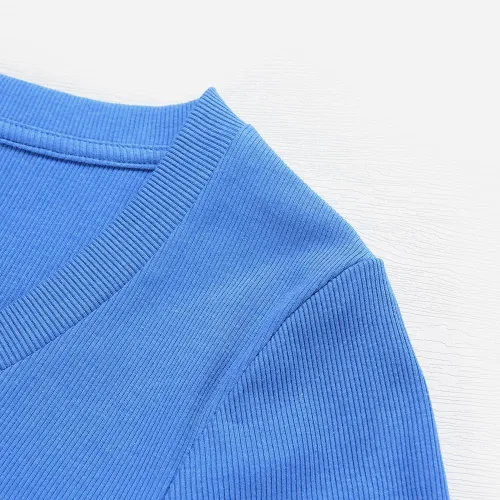 Vista 2 de PALINDA Camisa básica ajustada de manga corta para mujer, cuello en V, ajustada, ajustada