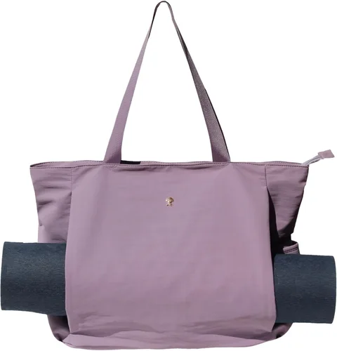 Vista 23 de Bolsa para esterilla de yoga ESVAN, bolsa de mano para yoga, bandolera para esterilla de yoga, bolsa de transporte para oficina, yoga, pilates