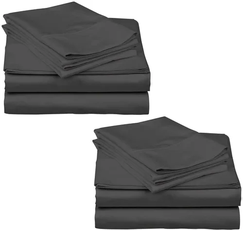 Vista 37 de Mattress-Homes Juego de sábanas de 4 piezas ultra lujosas 100% algodón suave de fibra larga de 16 pulgadas de profundidad, tamaño individual lavable