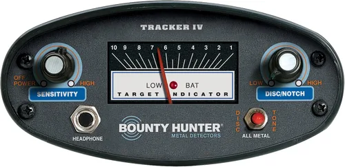 Vista 3 de Bounty Hunter TK4 Tracker IV Detector de metales y bolsa de transporte Bounty