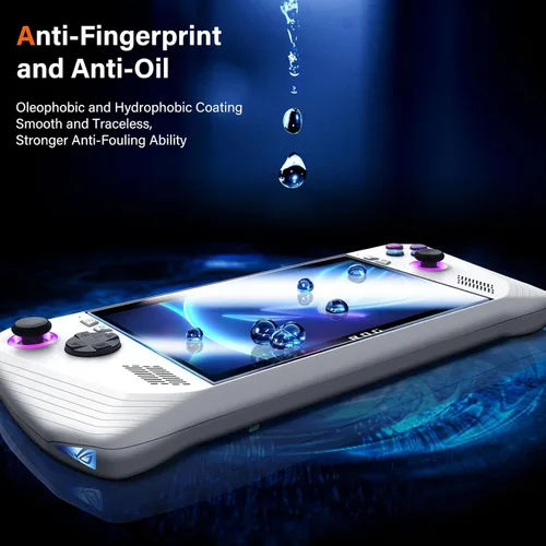 Vista 7 de UniqueMe [Paquete de 3] Protector de pantalla compatible con ASUS ROG Ally 2-Transparente