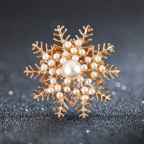 Vista 5 de Broche de diamantes de perlas para vestido, suéter, bufanda, decoración de fiesta de boda, regalo de cumpleaños y Navidad