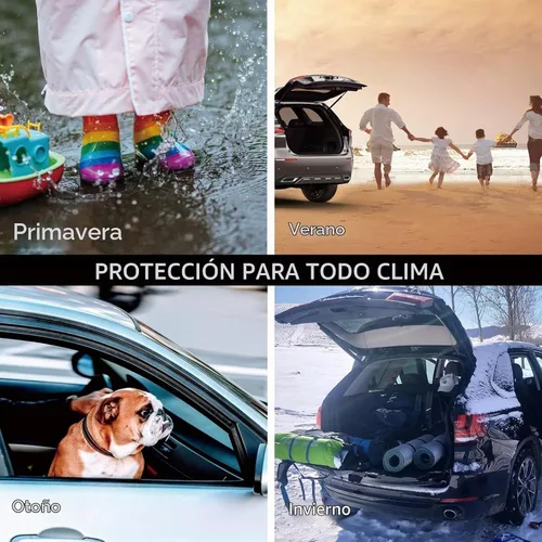 Vista 8 de Juego de alfombrillas de ajuste personalizado para todo tipo de clima de 2 filas y revestimiento de carga para maletero, compatible con accesorios
