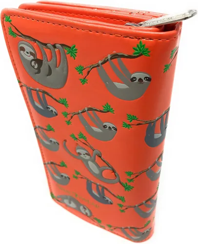 Vista 2 de Shag Wear Cartera perezosa para mujer, Naranja, Moderno