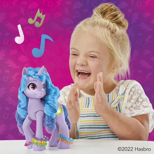 Vista 5 de Juguetes de My Little Pony: Make Your Mark Izzy Moonbow See Your Sparkle con Sonidos, Música y Luces