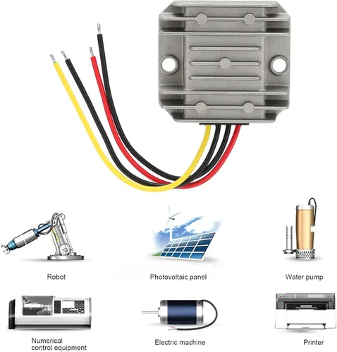 Vista 3 de Convertidor DC-DC 36V/48V a 24V, 5A 120W IP67