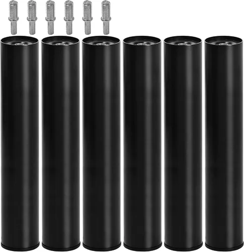Vista 16 de Patas de metal de 2 pulgadas de repuesto para base de cama ajustable eléctrica, tornillo no ajustable en patas cortas