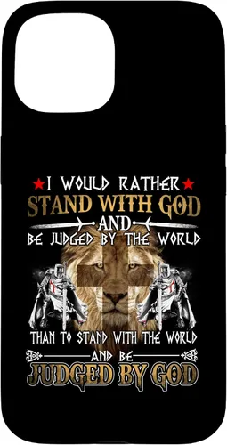 Vista 6 de I Would Rather Stand with God Knight Templar Case for iPhone 17
