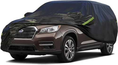 Vista 128 de KouKou Funda impermeable para automóvil SUV adecuada para BMW X1 de 2009 a 2025, 7 capas a prueba de viento para todo tipo de clima, cubierta